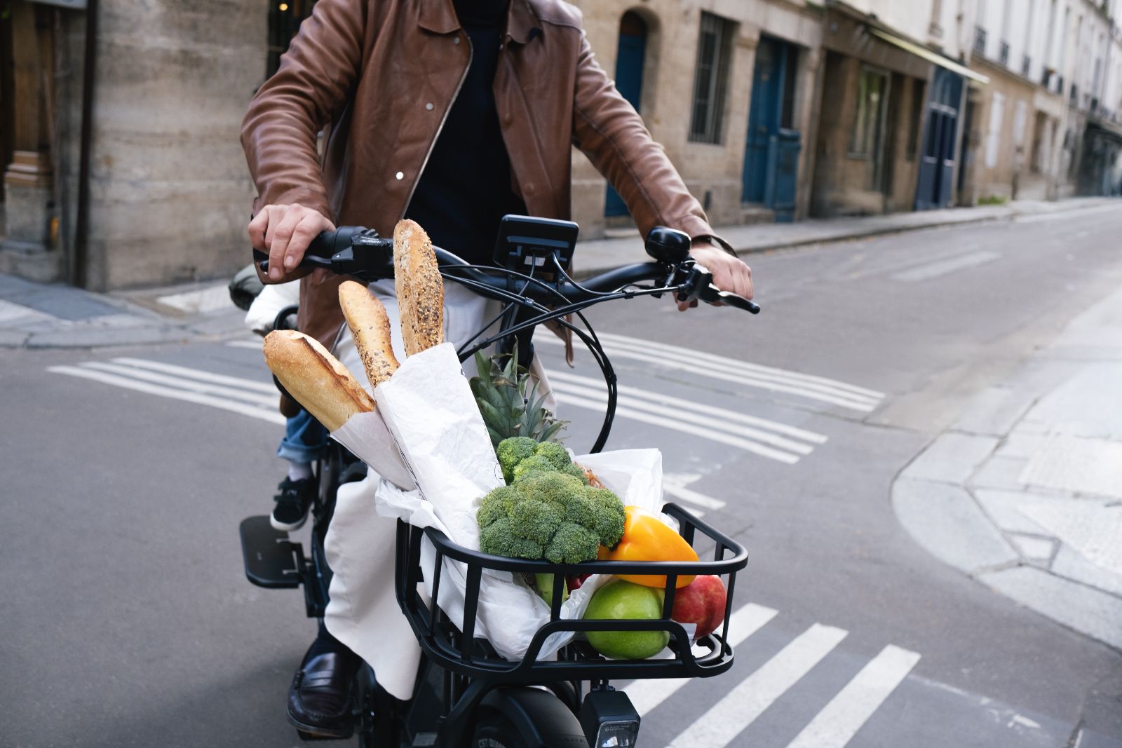 faire ses courses à vélo